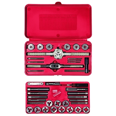 SET TAP&DIE 39PC SOLID HANSON THRD 1SOL